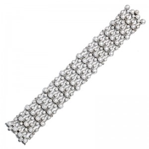 18K 7 Row Diamond Bracelet